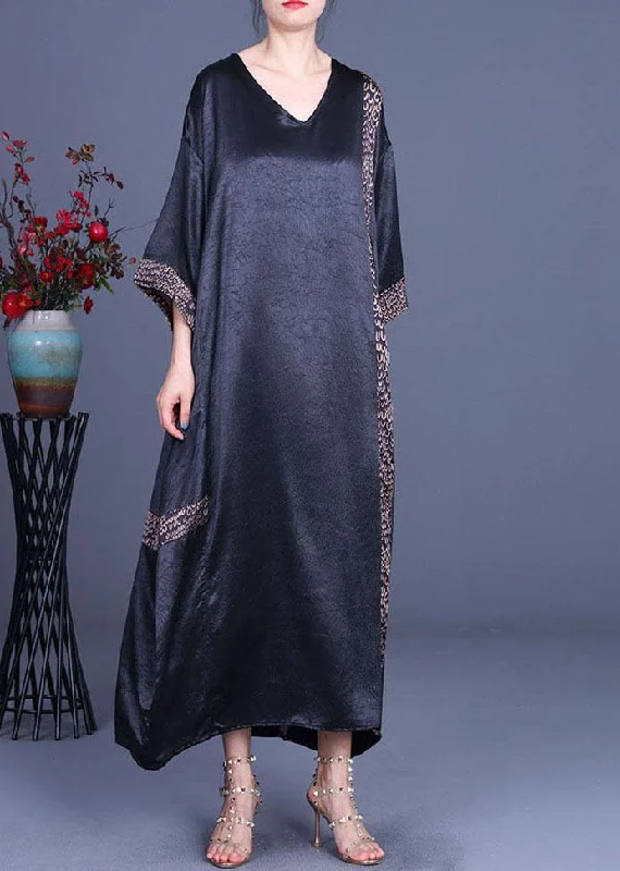Casual Black Print Patchwork Silk asymmetrical design Summer Party Dress Mermaid Tail Wedding Casual Black Print Patchwork Silk asymmetrical design Summer Party Dress Mermaid Tail Wedding
