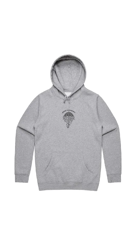 Heavy Weight AW Rains Hoodie Athletic Heather / Front Print Hoodie Jacket Zipper Layering