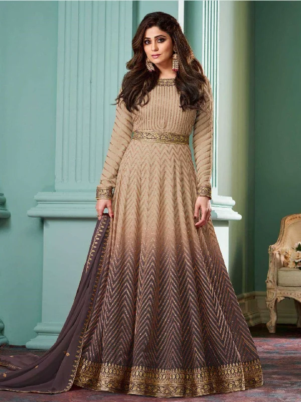 Real Georgette - Anarkali Dress Tunics Seasonal trendy