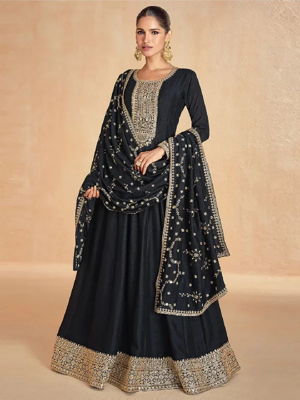 Art Silk Sequins - Anarkali Dress Tunics Custom made