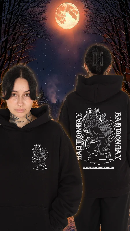 Krampus Club Hoodie Hoodie with Fur Luxurious Winter