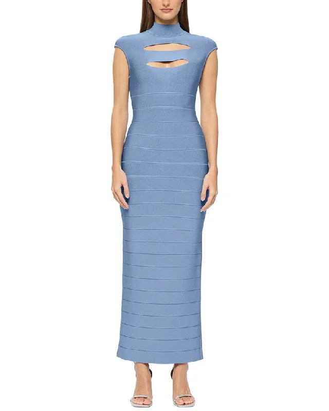 Hervé Léger Knit Dress sweetheart Neckline Romantic