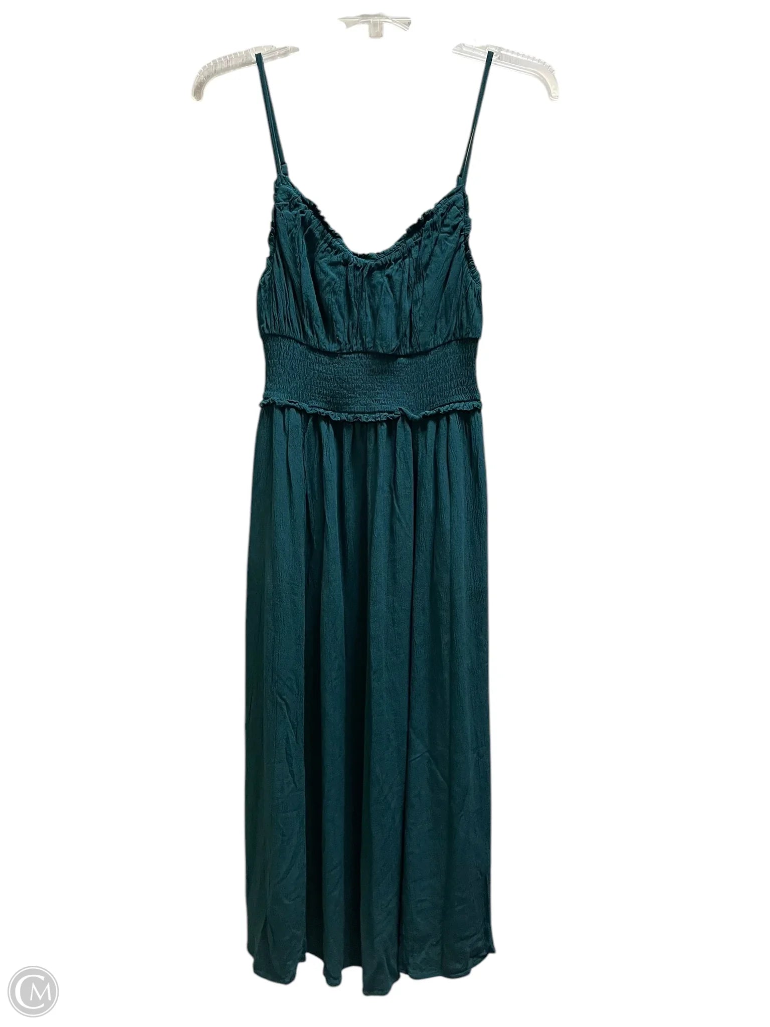 Dress Casual Maxi By Old Navy In Green, Size: Xs empire Waist empire