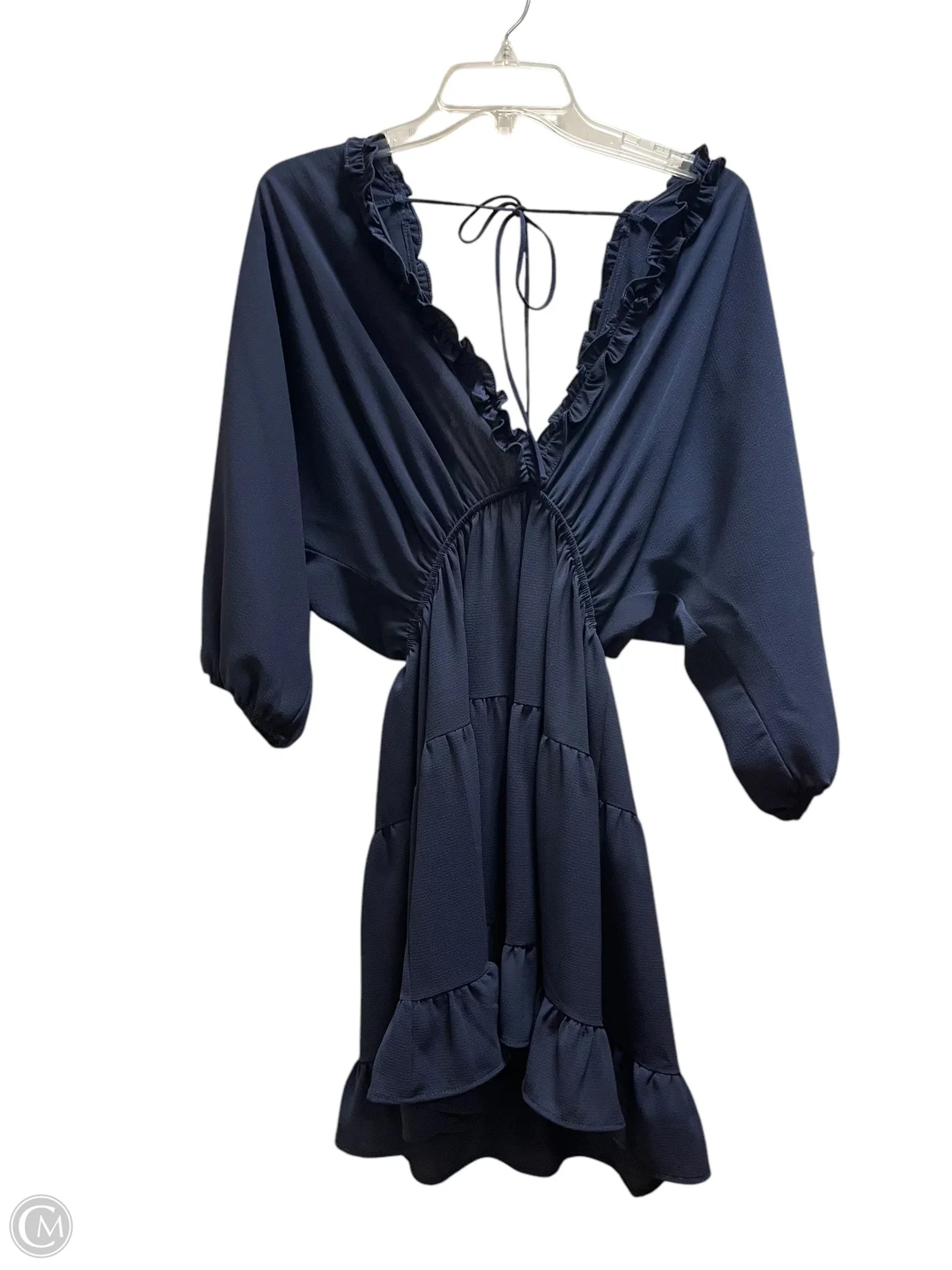 Dress Casual Short By Vici In Navy, Size: M Tunics Short Trendy