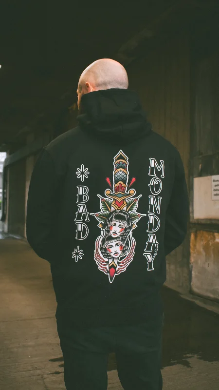 Merlins Dagger Hoodie Hoodie with Magnetic Closure Innovative Modern
