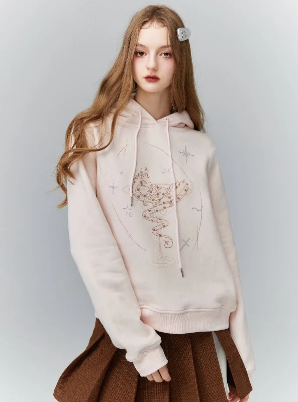 Enchanted Castle Dream Hoodie Hoodie with Oversized Fit Loose Comfortable