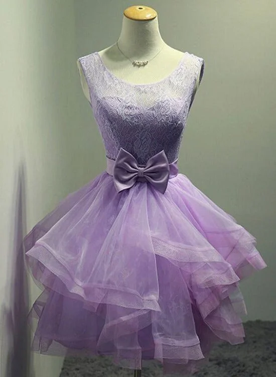 Lovely Organza and Lace Purple Layers Short Homecoming Dress, Lavender Party Dresses Tunics Sale discount Lovely Organza and Lace Purple Layers Short Homecoming Dress, Lavender Party Dresses Tunics Sale discount