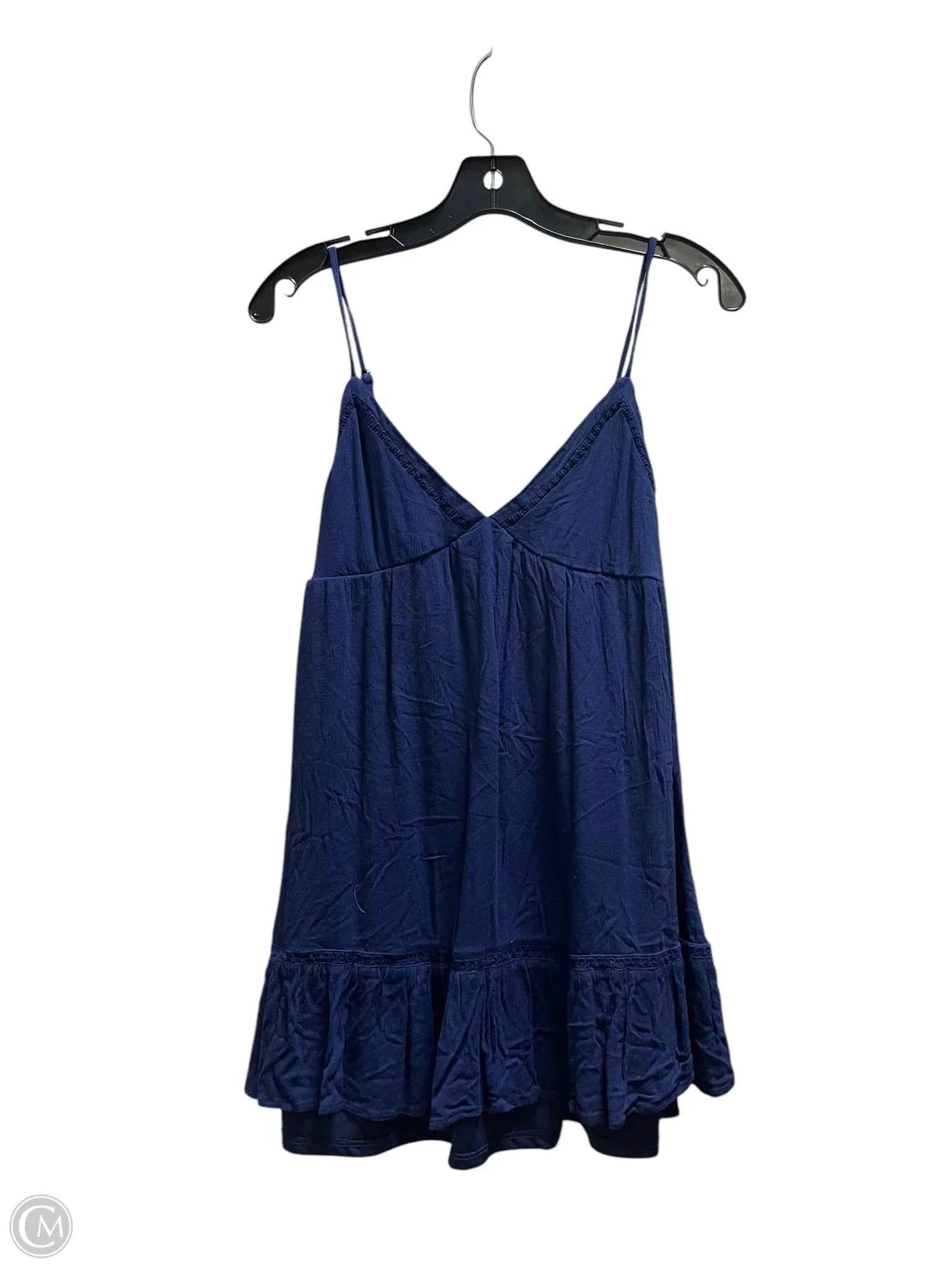 Dress Casual Short By Clothes Mentor In Blue, Size: Xs Square Neckline Feminine