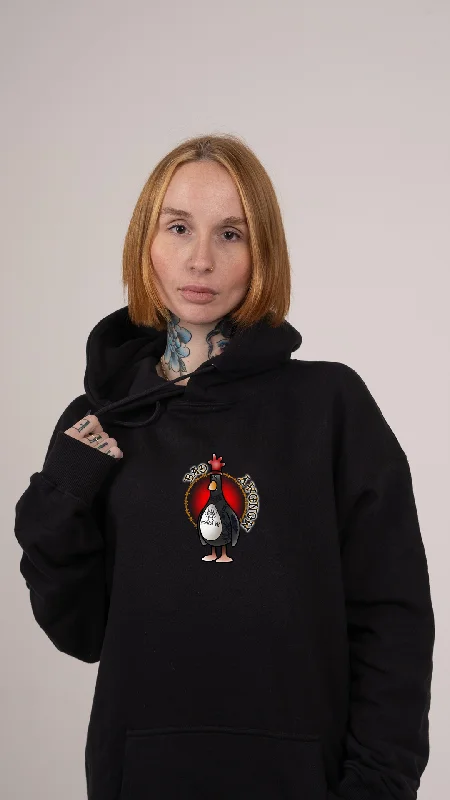 Cactus McGee Hoodie / Front Print Hoodie with Thumb Holes Functional Cozy