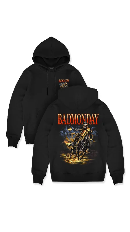 Heavy Weight Cowboy Hoodie Hooded Sweatshirt Casual Wear Street Style