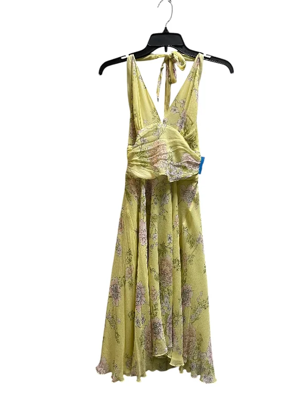 Dress Casual Short By Clothes Mentor In Yellow, Size: 6 Tunics Luxurious high-end