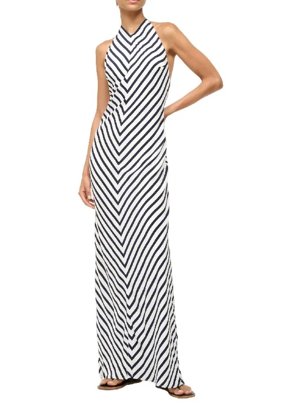 Julie Dress In White Navy Tunics Custom made