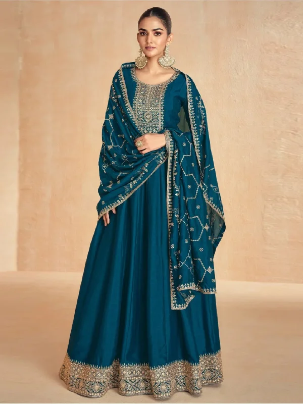 Art Silk Sequins - Anarkali Dress Tunics Recommended stylist