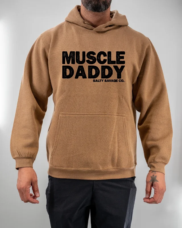 Salty Savage Unisex “MUSCLE DADDY” Classic Hoodie Hoodie with Drawcord Adjustable Secure