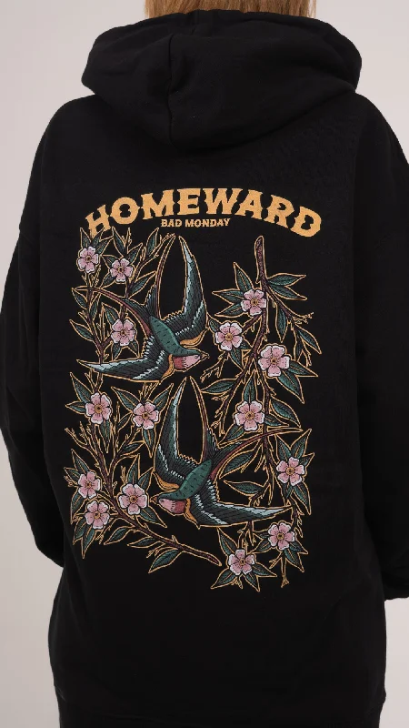 Homeward Hoodie Hoodie with Strings Custom Fit Adjustable