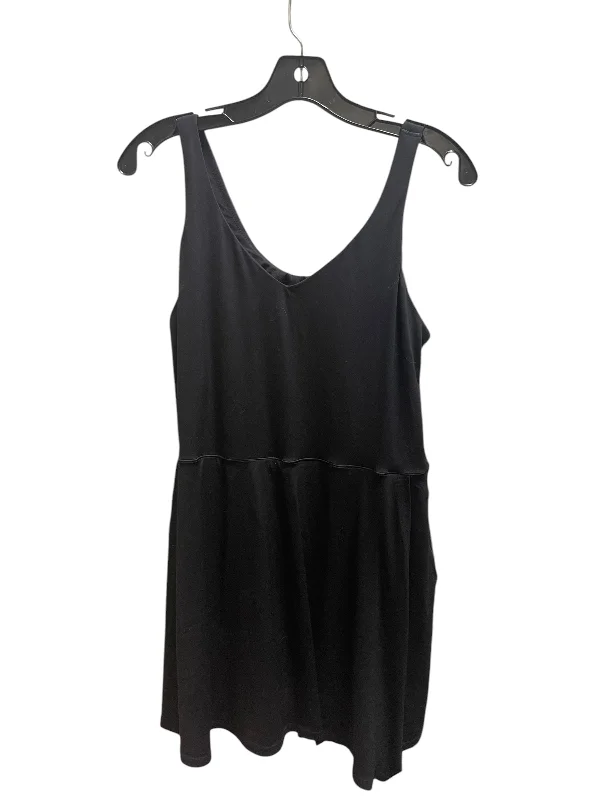Athletic Dress By Aerie In Black, Size: Xl Elegant Long Evening