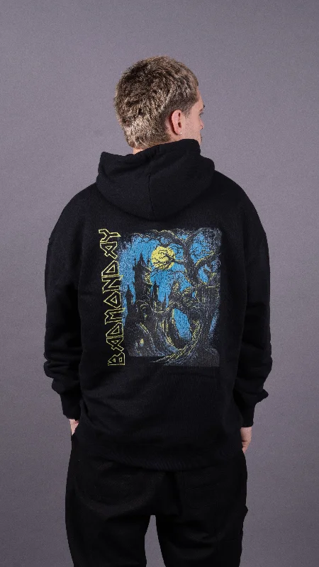 Heavyweight Haunted Hoodie Hoodie with Hidden Zipper Minimalist Clean