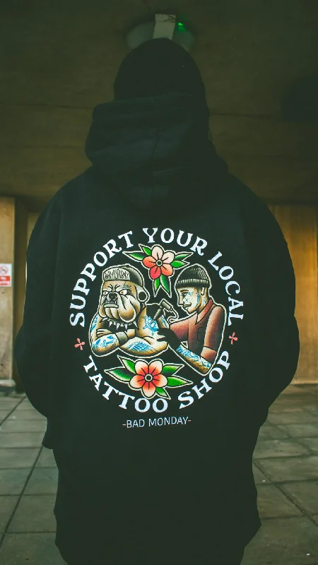 Bulldog - Support Hoodie Oversized Hoodie Comfort Casual
