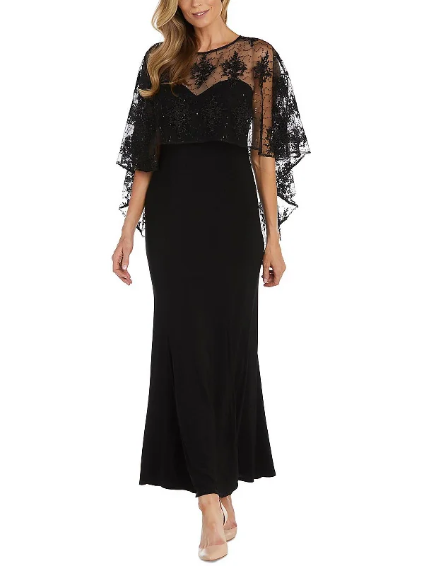 Plus Womens Sequined Long Evening Dress Tunics Occasion special
