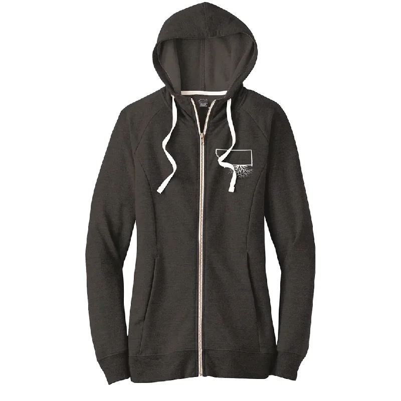 MT Roots Women's Re-Fleece Full-Zip Hoodie Hoodie with Zipper Versatile Modern