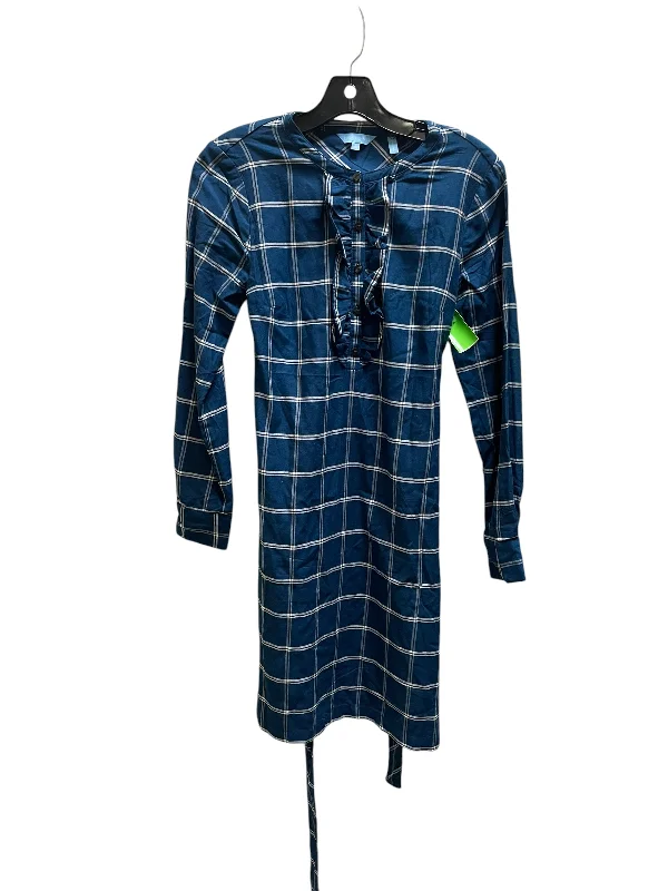 Dress Casual Midi By Draper James In Blue, Size: Xs Pencil Office Professional