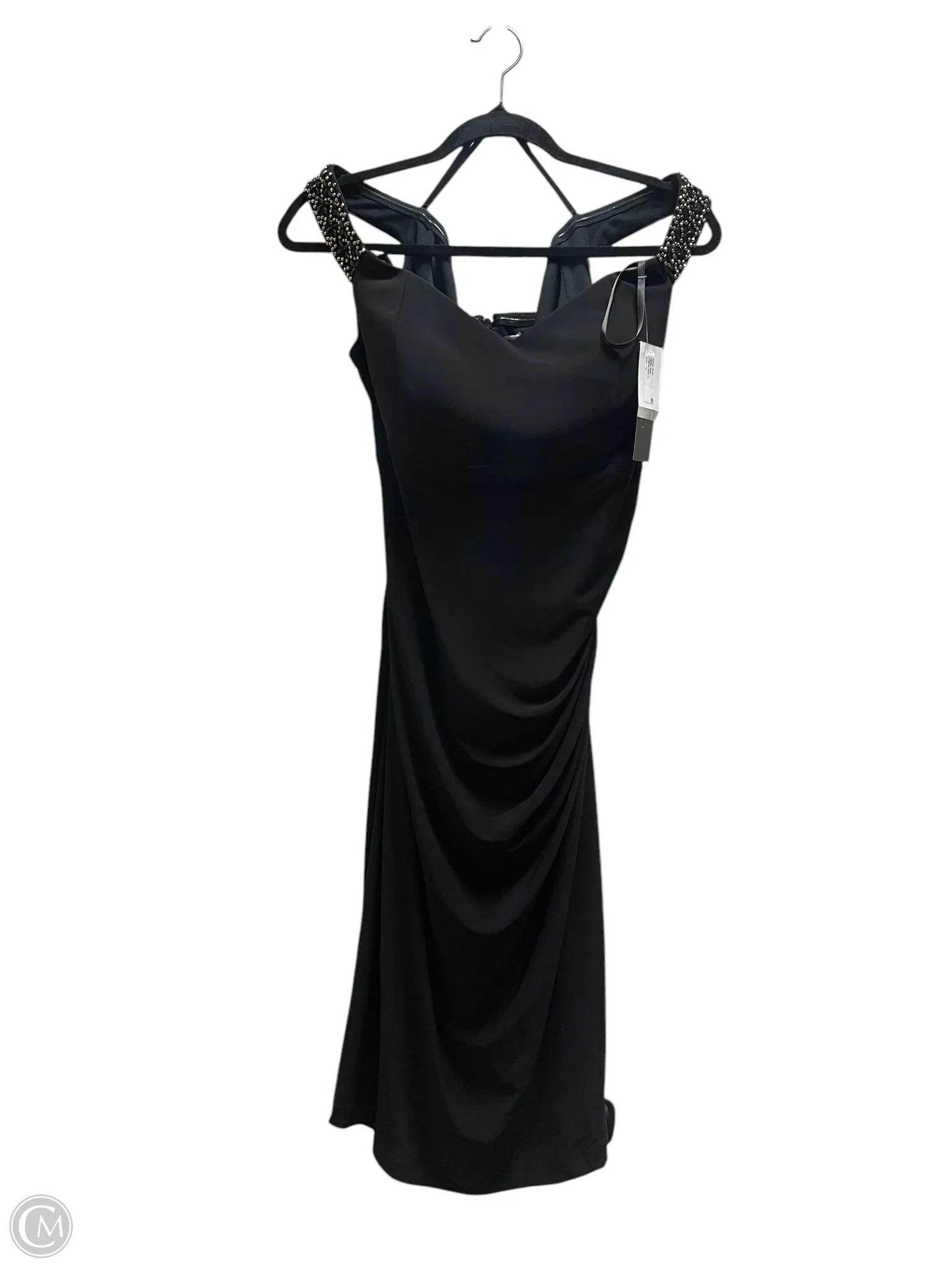 Dress Party Short By Betsy And Adam In Black, Size: Xl Tunics New arrival