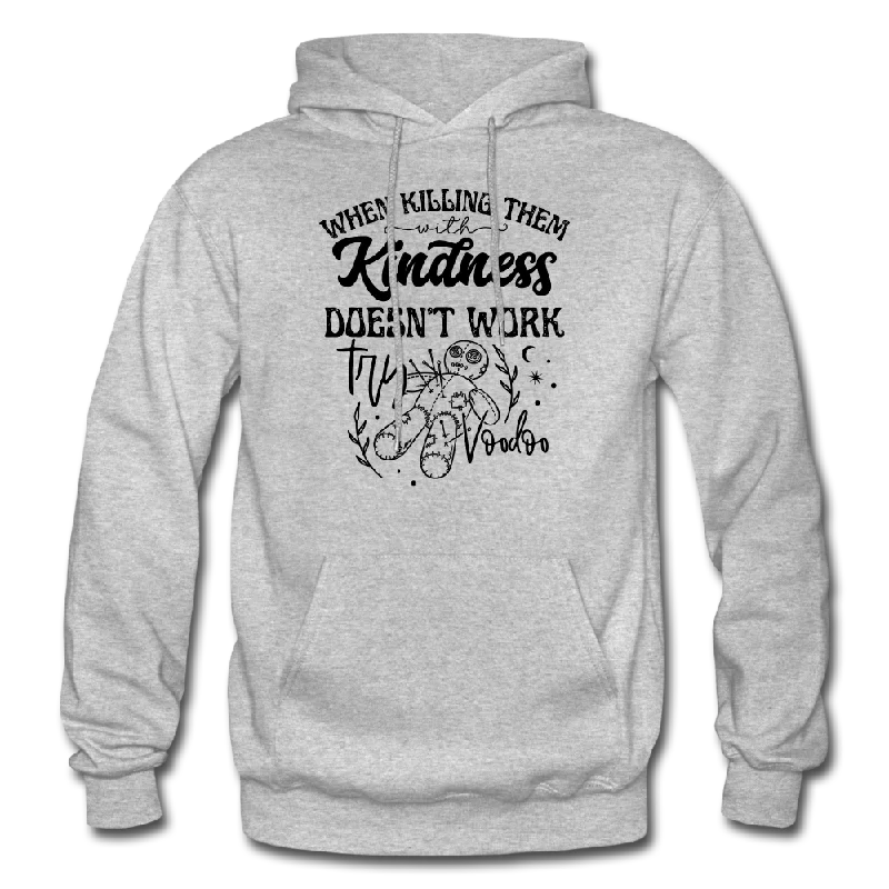 Try Voodoo - Unisex Gildan Heavy Blend Adult Hoodie Hoodie with Cropped Fit Short Trendy Try Voodoo - Unisex Gildan Heavy Blend Adult Hoodie Hoodie with Cropped Fit Short Trendy