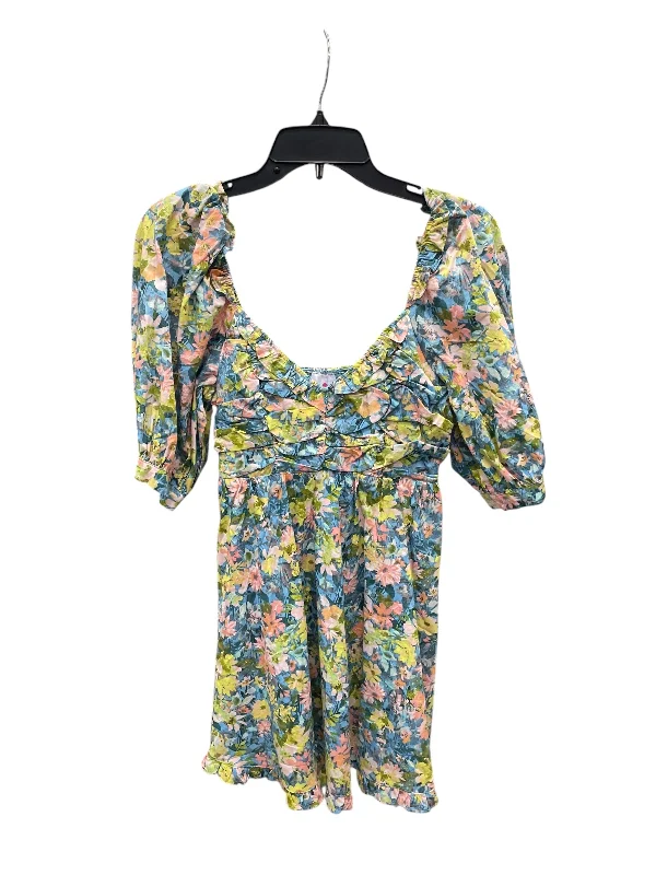 Dress Casual Midi By Buddy Love In Floral Print, Size: Xs Tunics Bridal satin
