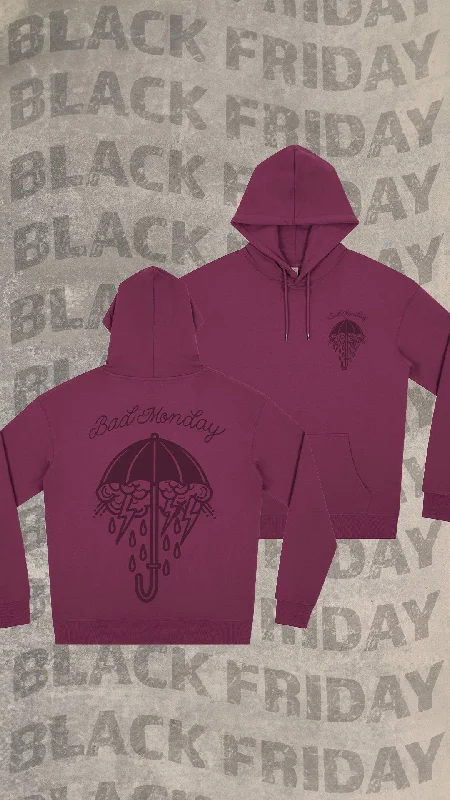 BF Rains Hoodie Hoodie with Button Classic Timeless