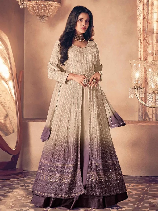 Real Georgette - Anarkali Dress Tunics Versatile functional