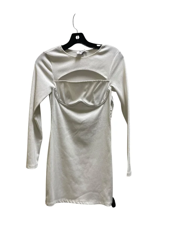 Dress Casual Midi By Clothes Mentor In White, Size: S Tunics Office stylish