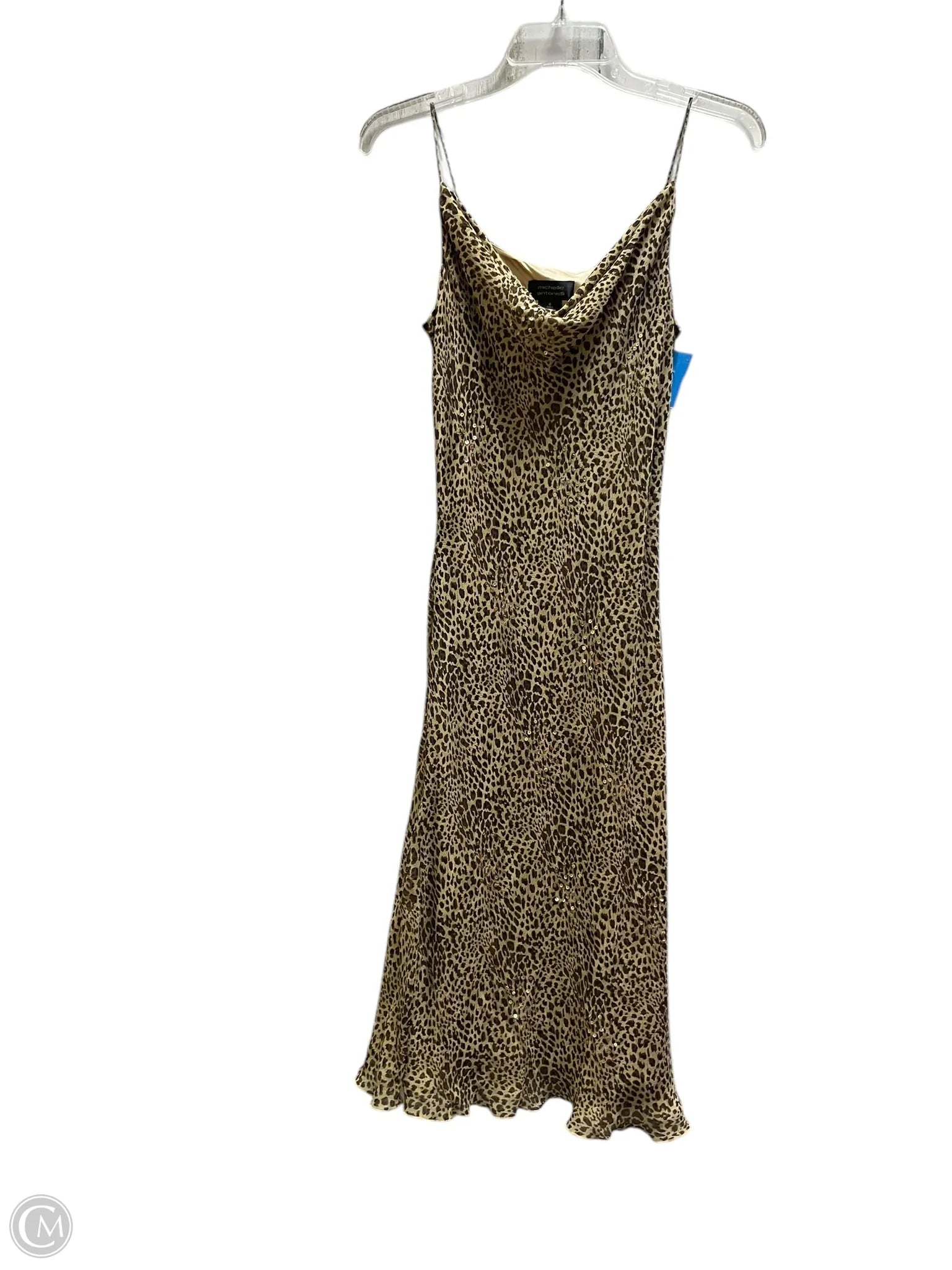 Dress Casual Midi By Clothes Mentor In Animal Print, Size: 6 Tunics Cozy comfortable