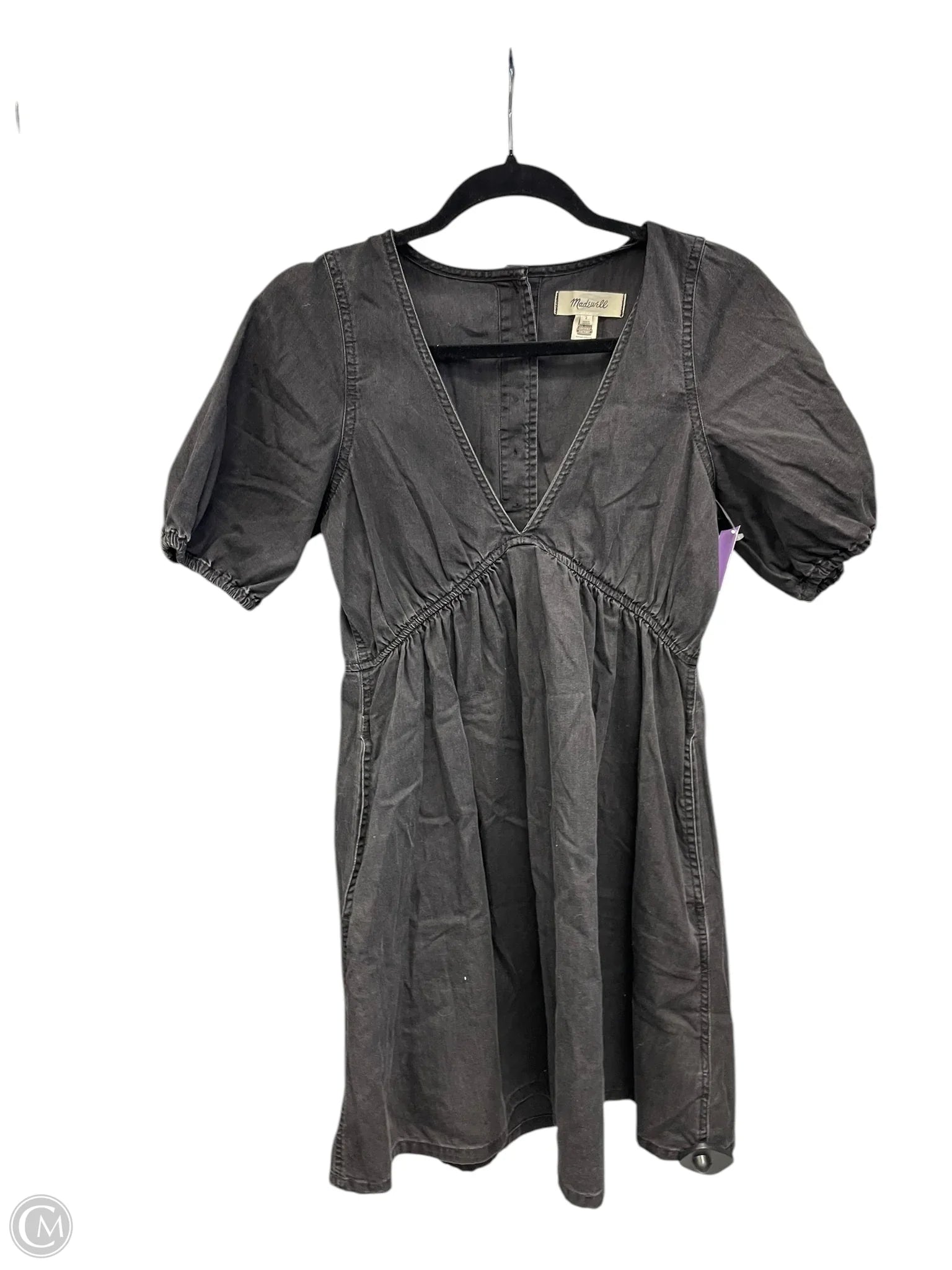 Dress Casual Short By Madewell In Black, Size: 2 Floral Print girly