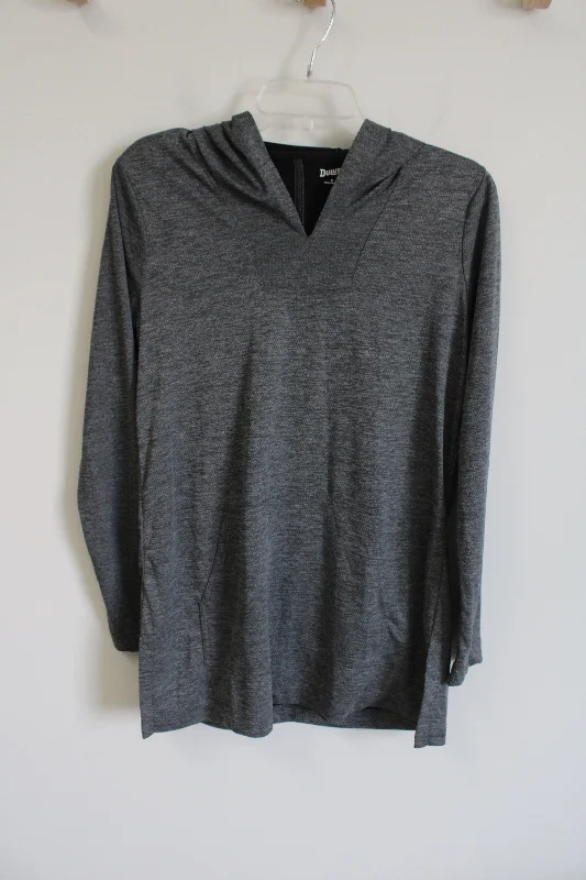 Duluth Gray Hoodie | S Hoodie with Set-In Sleeves Structured Classic