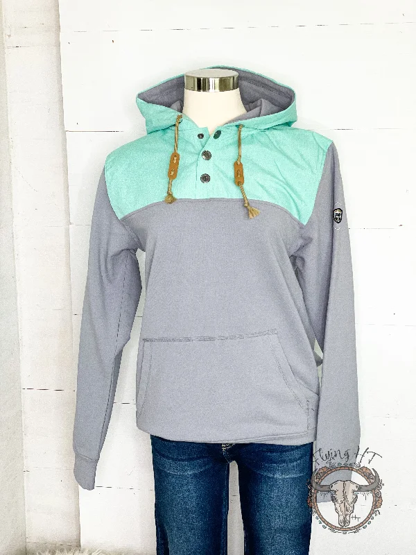STS Teal Ryland Sweatshirt- Medium Hooded Sweatshirt Casual Wear Street Style