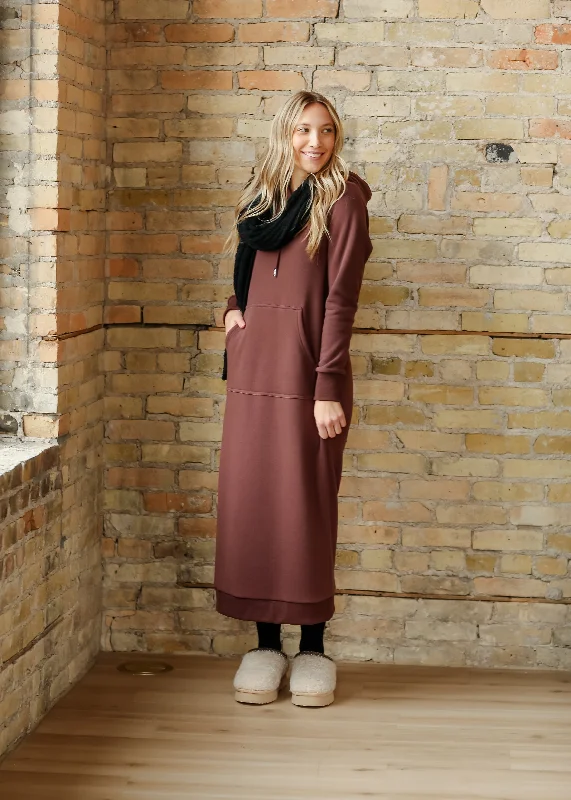 Rae Hoodie Sweatshirt Dress Hoodie with Slim Fit Tailored Modern