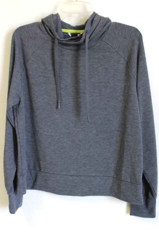 Mondetta Gray Hoodie | M Hoodie with Fur Luxurious Winter