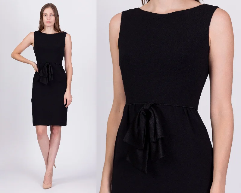 1960s Black Mini Sheath Cocktail Party Dress - Extra Small Tunics Essential wardrobe 1960s Black Mini Sheath Cocktail Party Dress - Extra Small Tunics Essential wardrobe