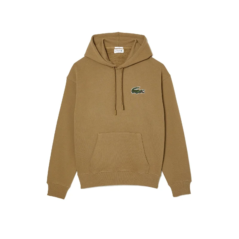 Lacoste SH6404 Unisex Hooded Sweatshirt Hoodie with Strings Custom Fit Adjustable
