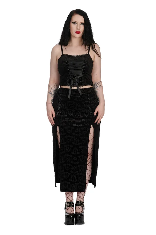 Stigmata Skirt belted skirt waist