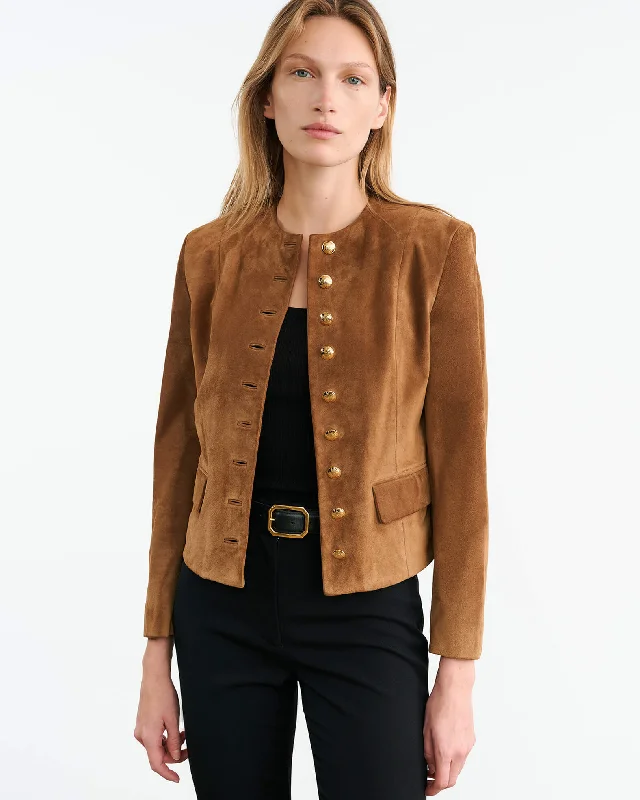 NANON SUEDE JACKET Jacket Blazer Coat