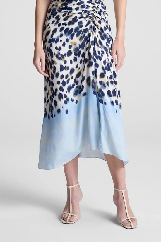 A.L.C. Grace Printed Midi Skirt cashmere skirt soft
