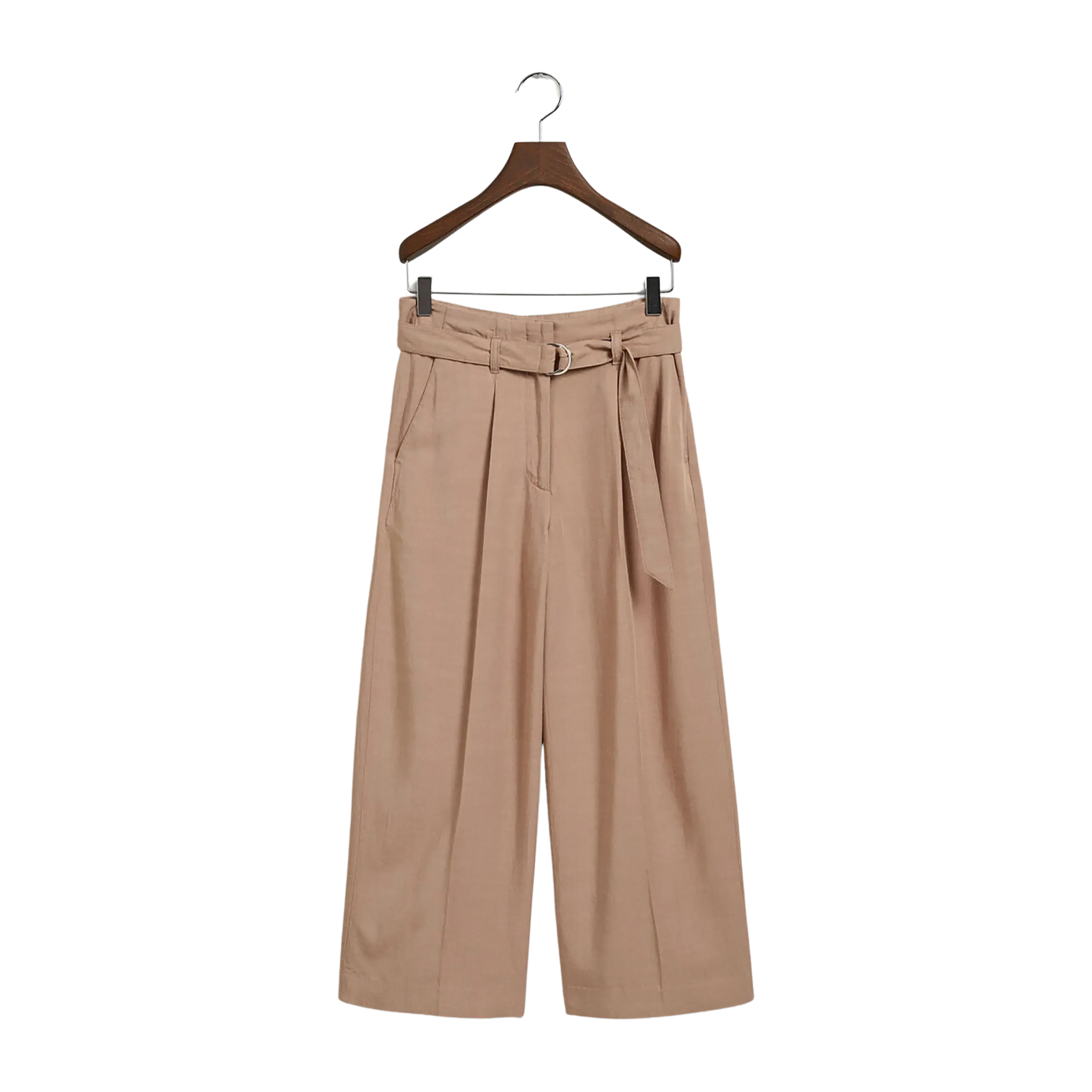 GANT Wide Cropped Belted Pants Fashionable Jogger Pants