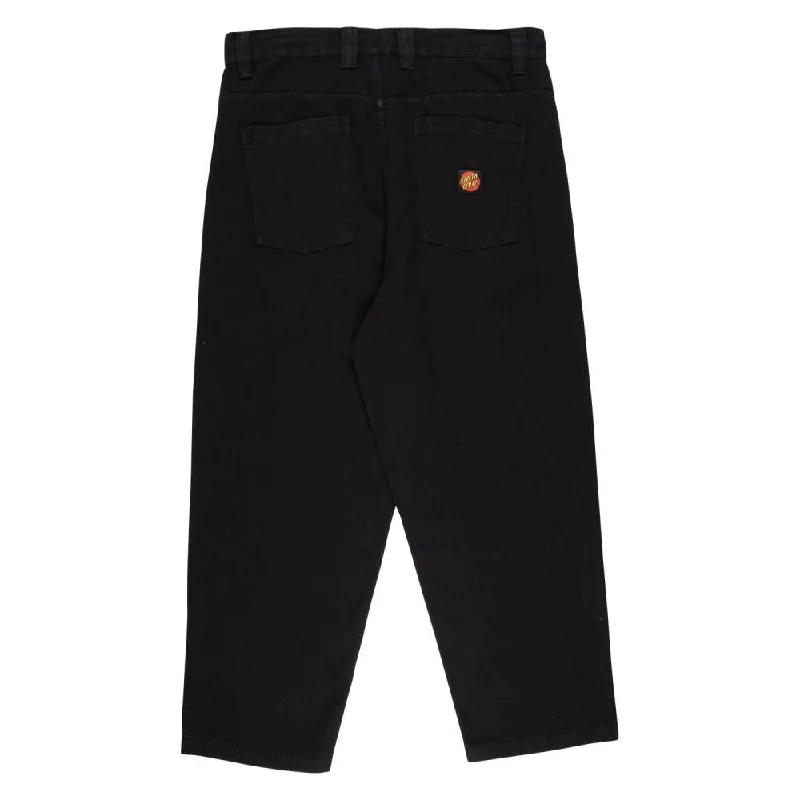 Santa Cruz Pant Big Pants - Black Chic Capri Pants
