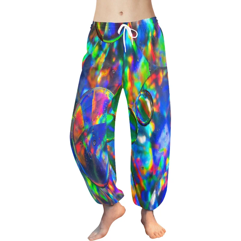 Bubble Galaxy Harem Pants Comfortable Denim Pants
