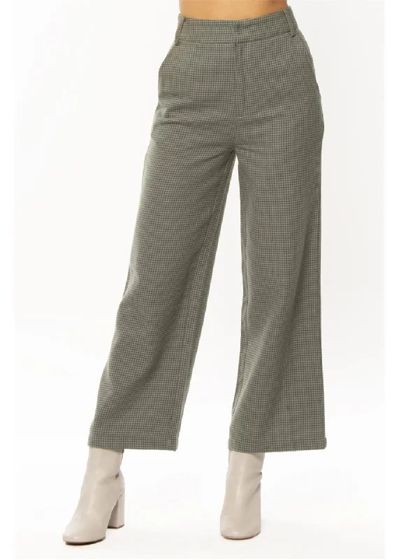 Amuse Society Oh Hey Woven Pant Casual Plaid Pants