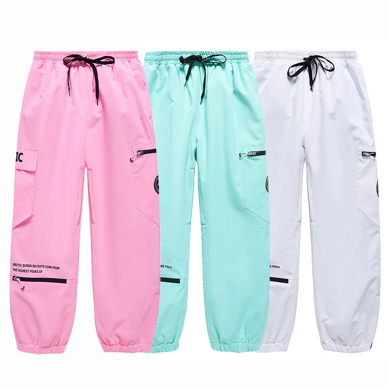 ARCTIC QUEEN Winter Outdoor Snow Pants - Unisex Modern Bootcut Pants