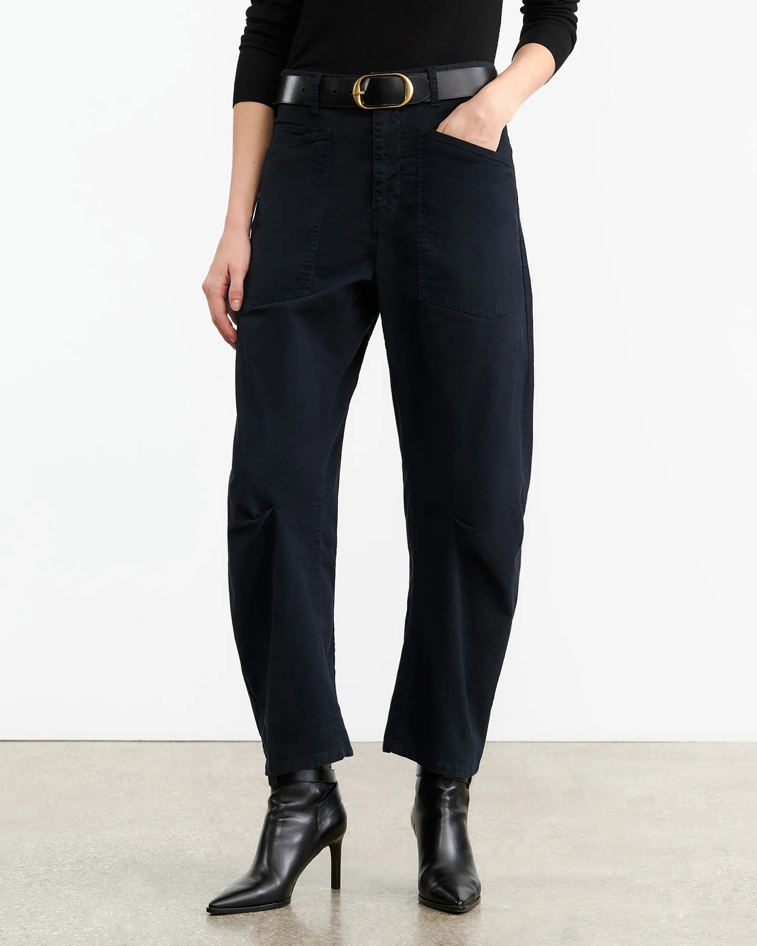 Emerson Pant in Midnight Elegant Wool Trousers