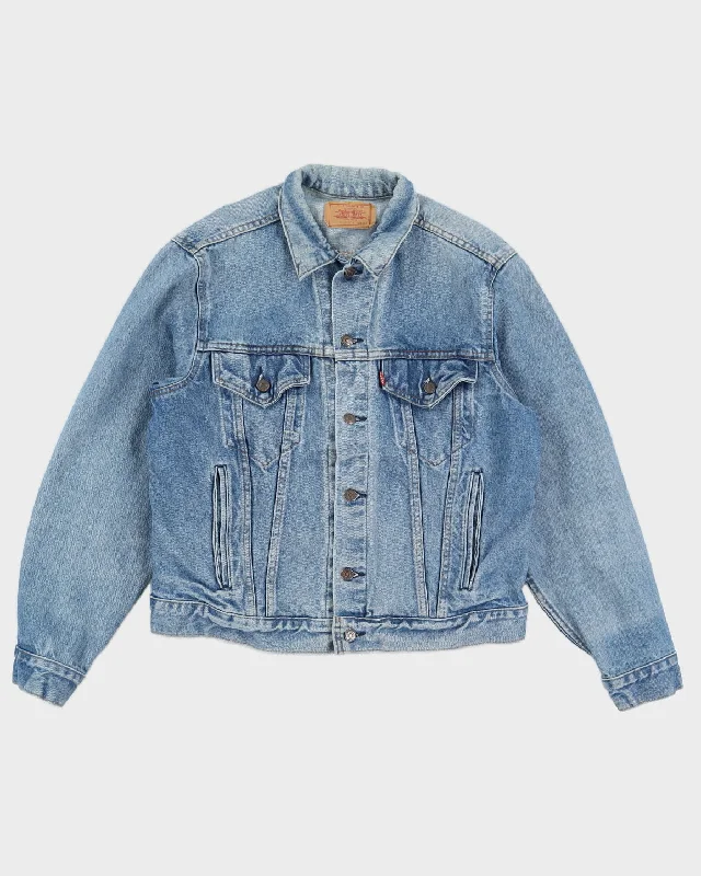 Vintage 80s Levi's Denim Trucker Jacket - L Notch Collar Jacket Peter Pan Collar Jacket Cowl Neck Jacket Vintage 80s Levi's Denim Trucker Jacket - L Notch Collar Jacket Peter Pan Collar Jacket Cowl Neck Jacket