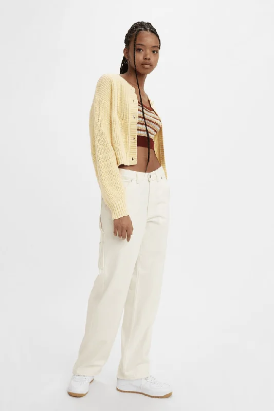 LEVI'S DAD UTILITY PANT - WHITE RINSE Comfortable Jogging Pants